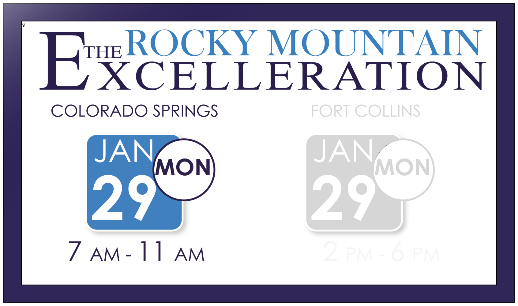 Rocky Mountain Excelleration Colorado Springs The Paragon Program™